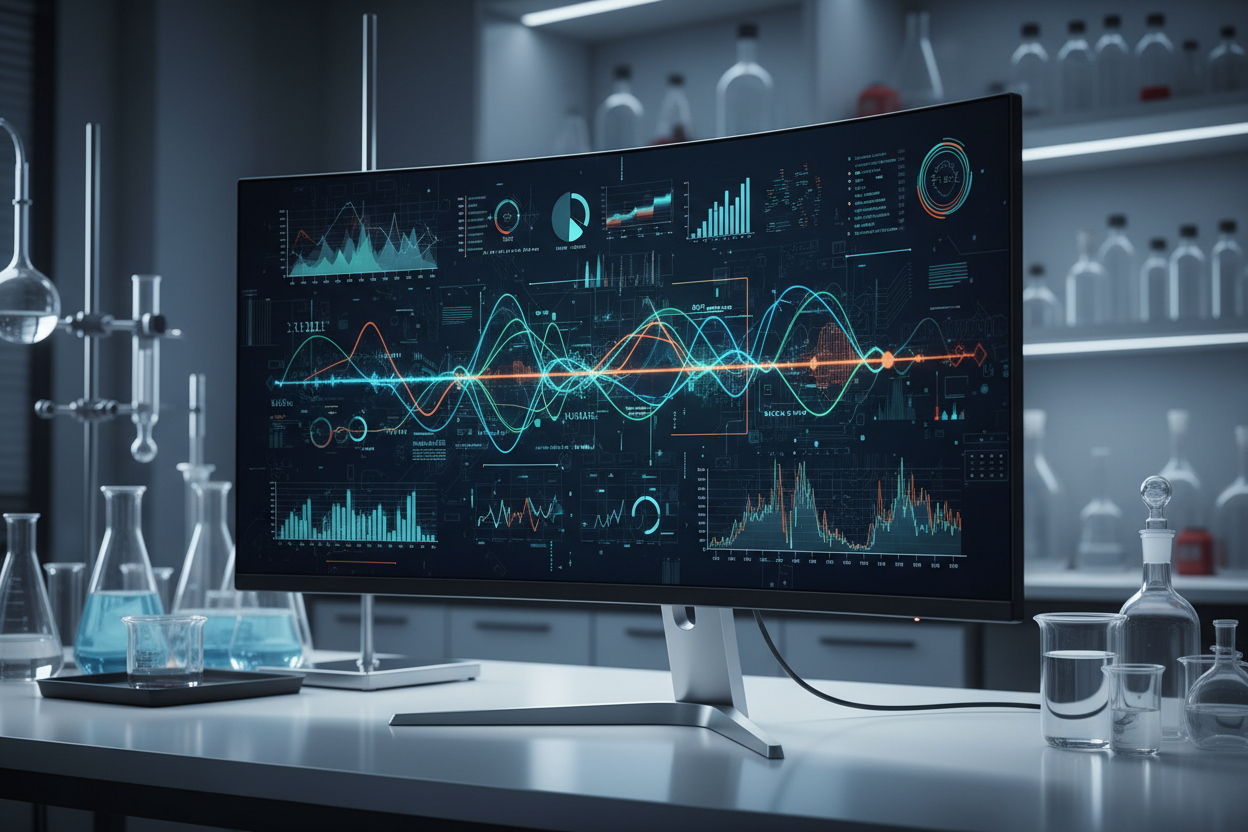 Clinical trial documentation with ashwagandha research data