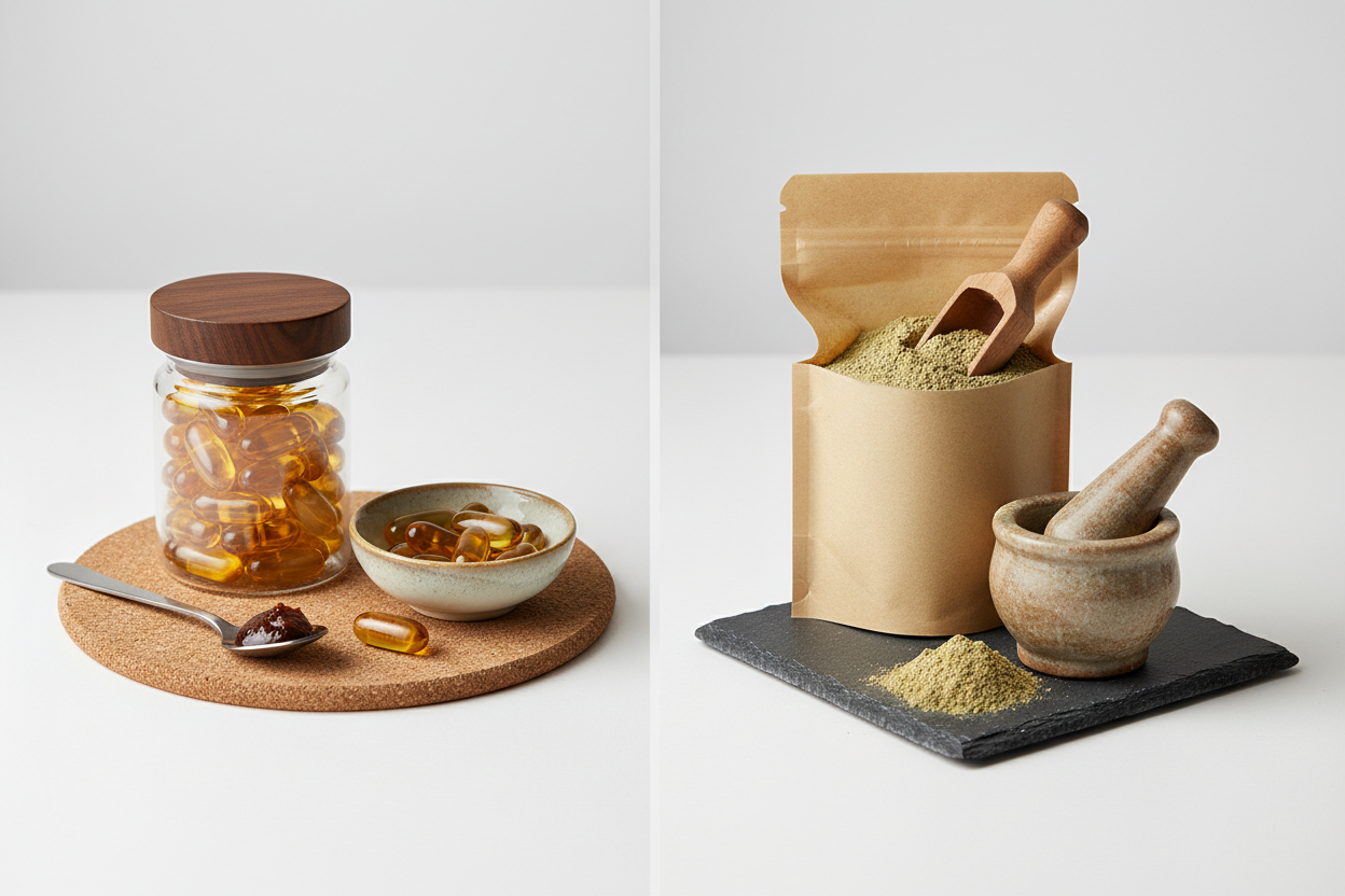 Comparison of standardized vs generic ashwagandha supplements